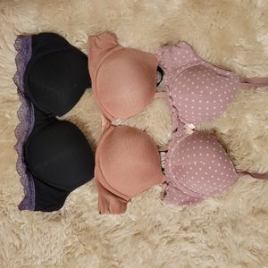 Lot of 3, 34B AdoreMe Bras